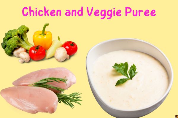 chicken and veggie  puree