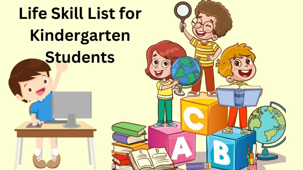 life skill list for kindergarten students