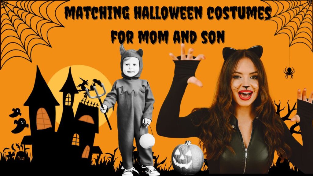 matching halloween costumes for mom and son