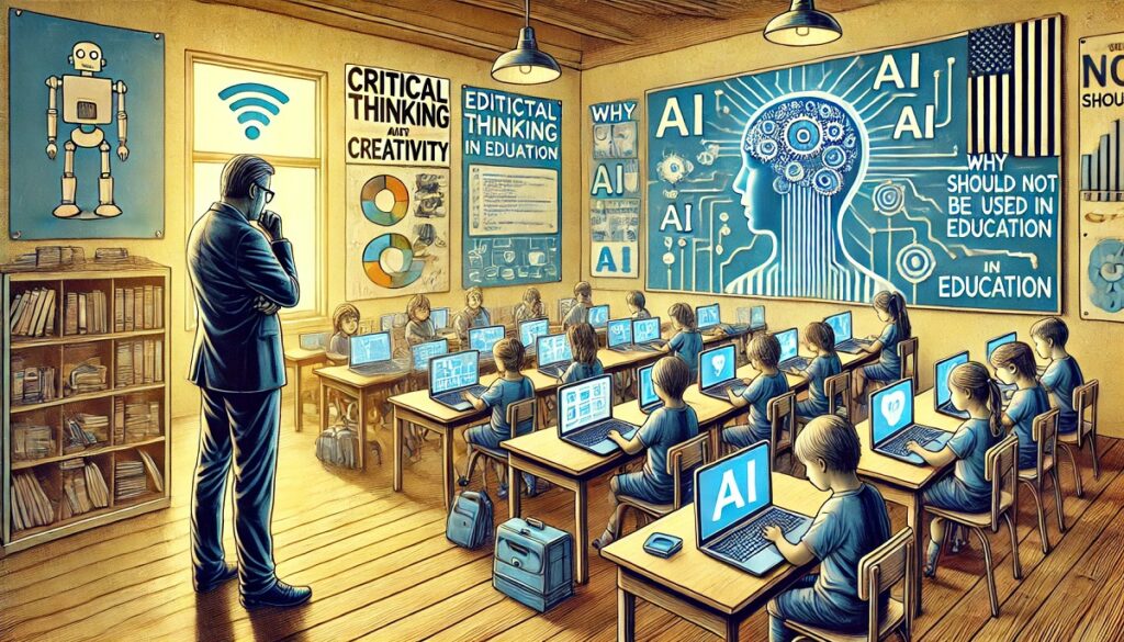 why ai should not be used in education