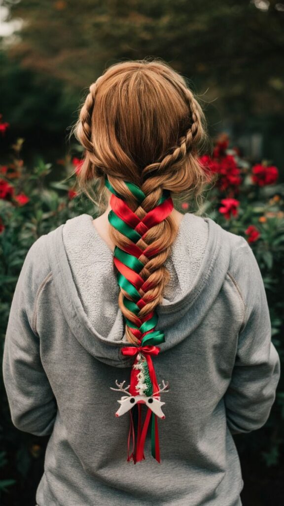 Christmas Hairstyles for Little Girl