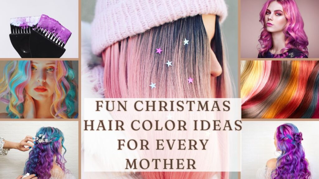 fun christmas hair color