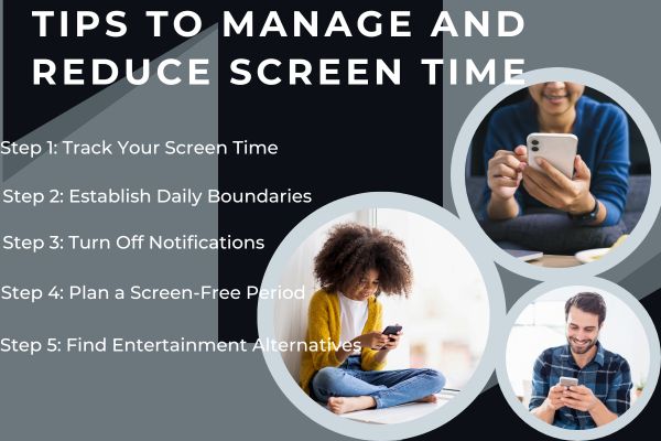 tips to manage and reduce screen time