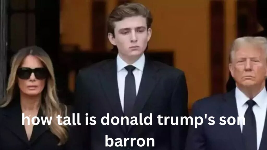 how tall is donald trump's son barron