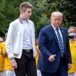 how tall is donald trump's son barron