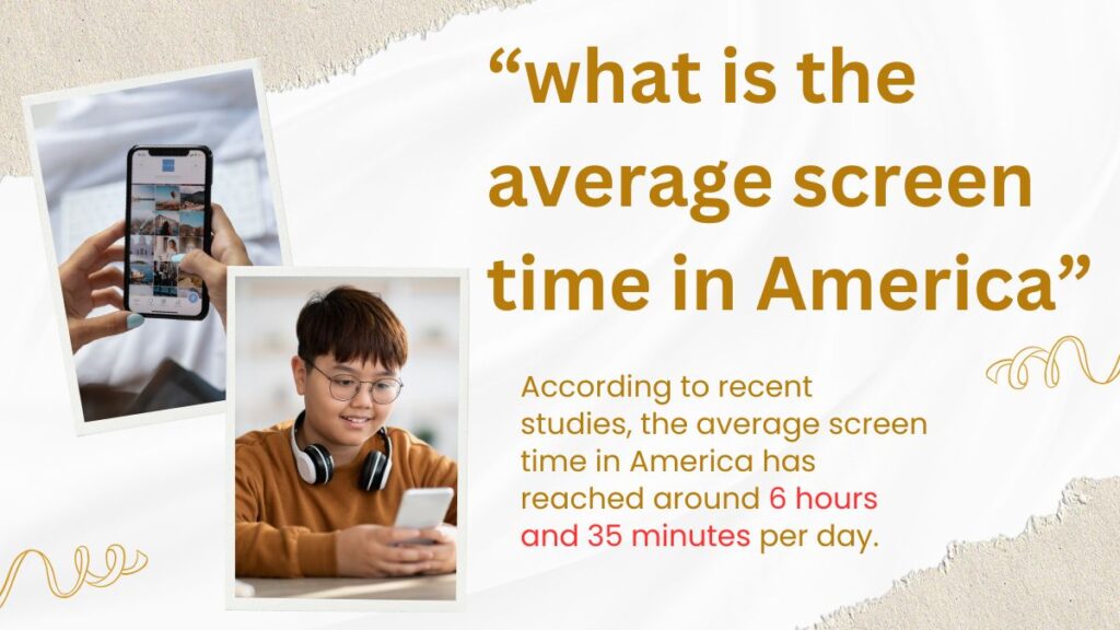 what is the average screen time in America