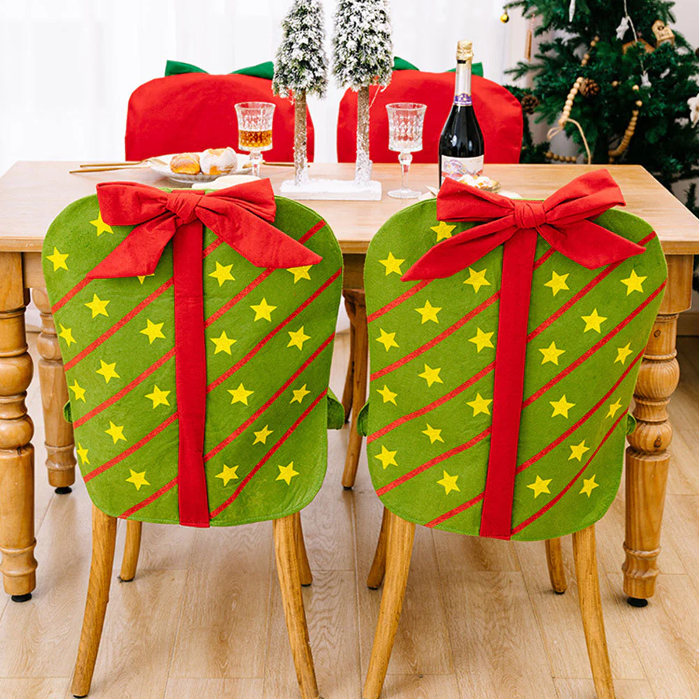 diy chair covers for Christmas   